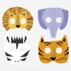Online Unique Party 8 Animal Paper Masks
