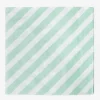 Clearance My Little Day 20 Aqua Stripe Napkins