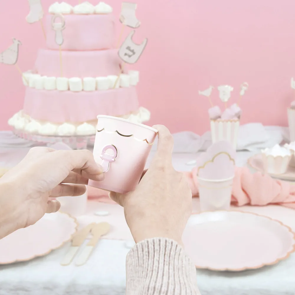 Discount Party Pro 30 Baby Girl Stickers