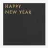 Shop Rico Design 20 Black Happy New Year Napkins