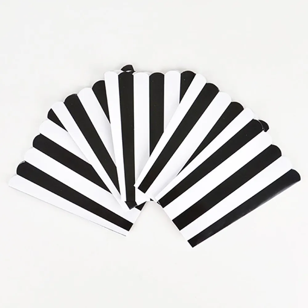 Store Amscan 5 Black Striped Popcorn Boxes
