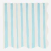 Discount Meri Meri 16 Blue Striped Napkins