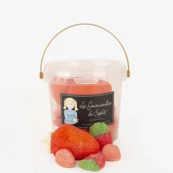 Best Sale Les gourmandises de Sophie 1 Bucket Of Strawberry Trio Candies