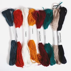 Shop Graine Créative 8 Burgundy Embroidery Threads