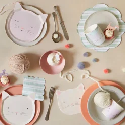 Online Meri Meri 8 Cat Plates