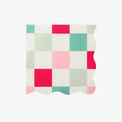 Cheap Meri Meri 16 Check Napkins