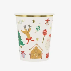 New Meri Meri 8 Christmas Cups