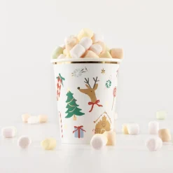 New Meri Meri 8 Christmas Cups