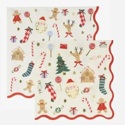 Hot Meri Meri 16 Christmas Napkins