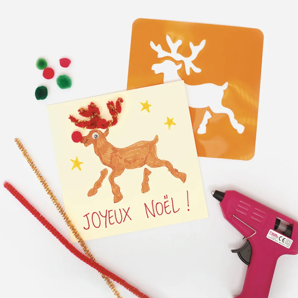 Hot Graine Créative 6 Christmas Stencils