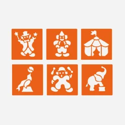 Flash Sale Graine Créative 6 Circus Stencils