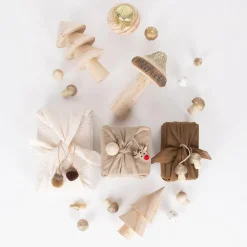 Store Arty Fêtes Factory 1 Cognac Muslin Table Runner