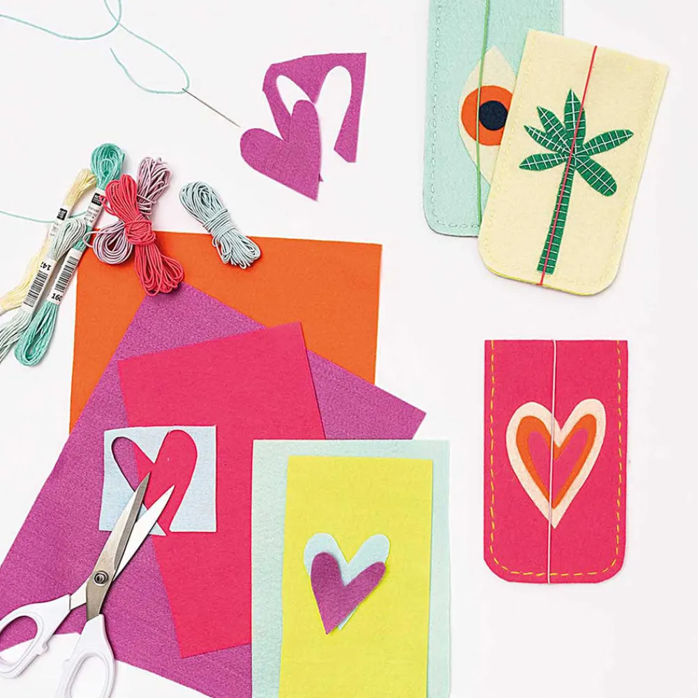 New Rico Design 10 Colored Felt Sheets