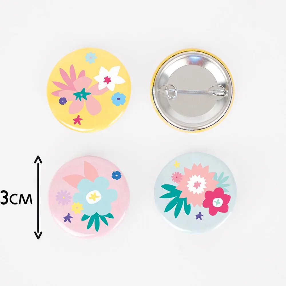 Cheap My Little Day 1 Colored Flower Badge