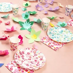 Sale My Little Day 8 Colored Flower Plates