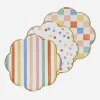 Best Sale Meri Meri 8 Colored Patterned Plates
