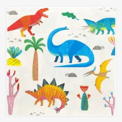 Flash Sale TalkingTables 12 Colorful Dino Napkins