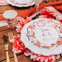 Clearance Arty Fêtes Factory 8 Coral Flower Cups