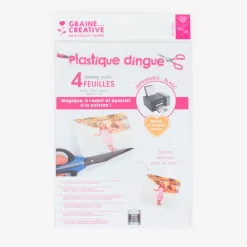Fashion Graine Créative 4 Crazy Plastic Printable Sheets