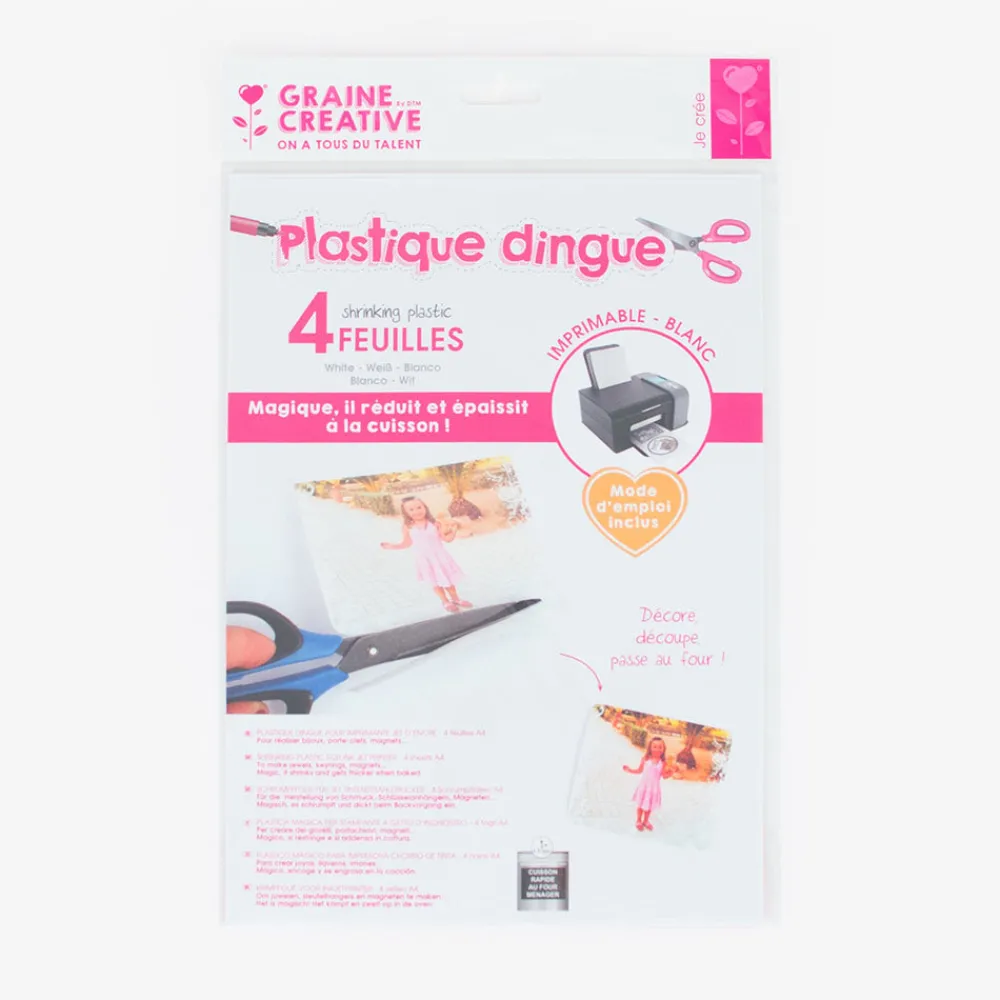 Fashion Graine Créative 4 Crazy Plastic Printable Sheets