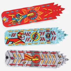 Clearance Djeco 1 Creative Kit For Superhero Bracelets
