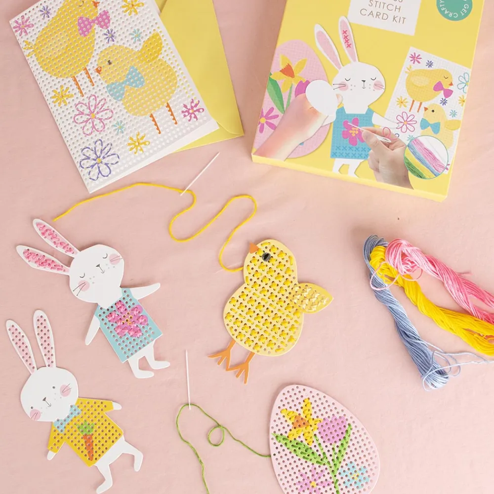 Hot TalkingTables 12 Cross Stitch Easter Cards