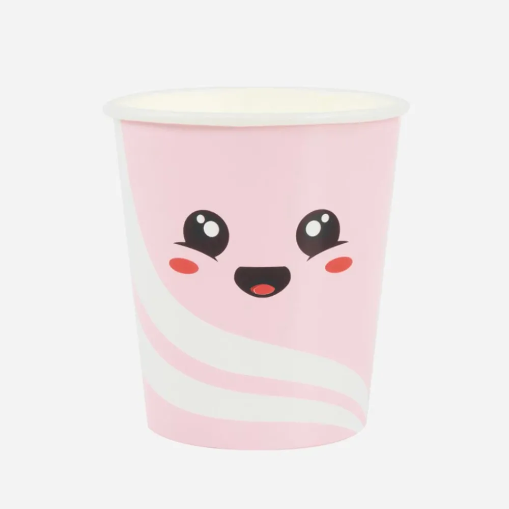 Clearance Party Pro 8 Cups Sweety Junk Food Pink