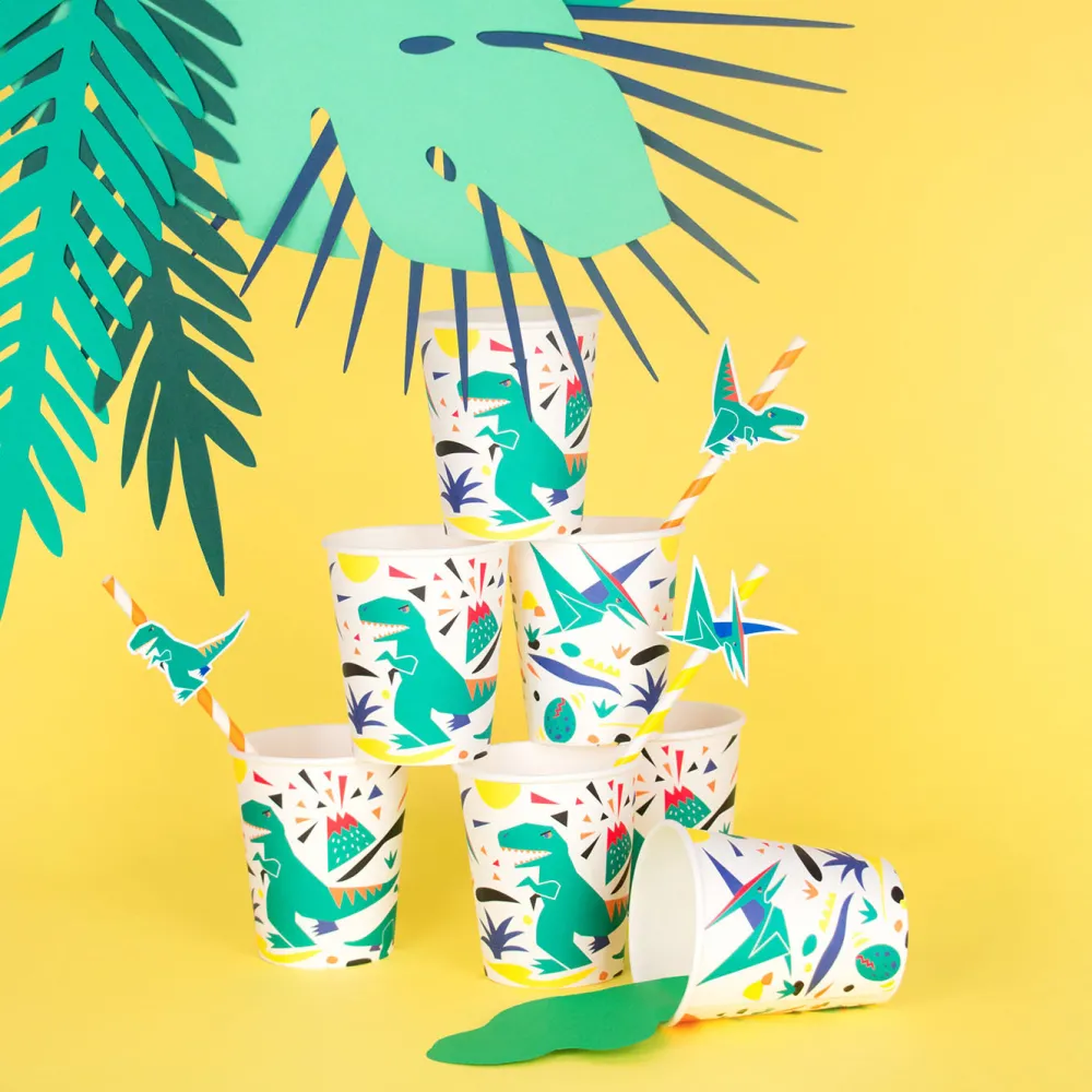 Cheap My Little Day 8 Dinosaur Cups