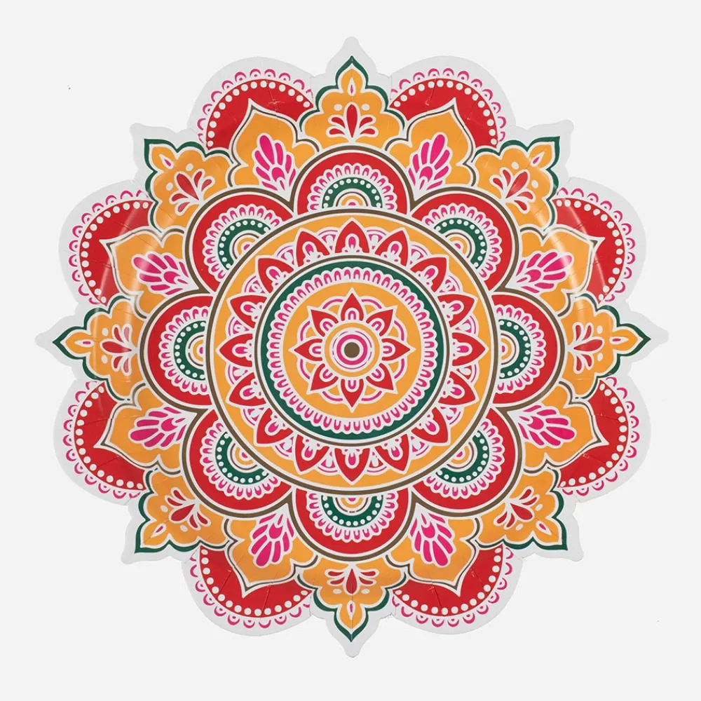 Online Ginger Ray 8 Diwali Plates