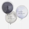 Best Sale Ginger Ray 3 Double Blue Happy Birthday Balloons