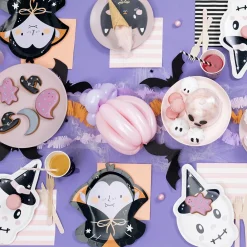 Hot Party Deco 6 Dracula Halloween Plates