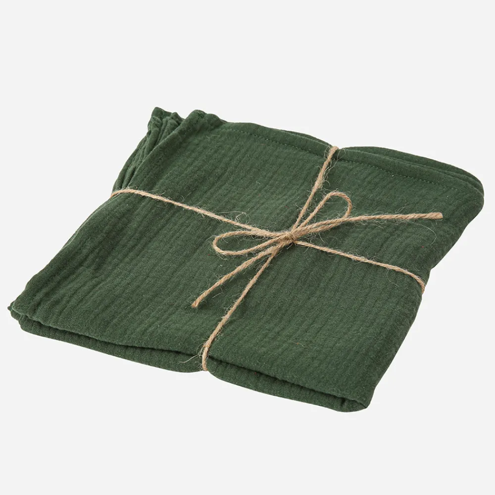 Online Arty Fêtes Factory 4 English Green Gauze Napkins