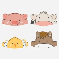 Fashion Amscan 8 Farm Animal Crowns