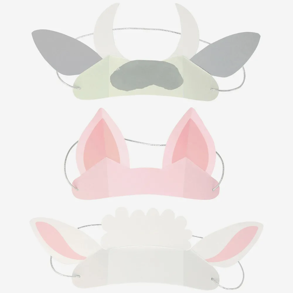 Clearance Meri Meri 8 Farm Animal Hats