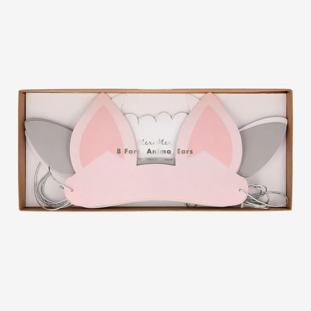 Clearance Meri Meri 8 Farm Animal Hats