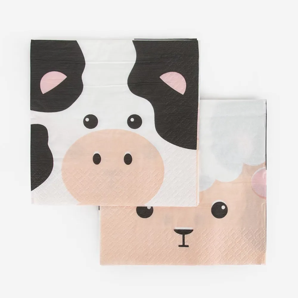 Online My Little Day 20 Farm Animal Napkins