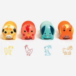 Cheap Djeco 4 Farm Animal Stamps