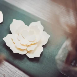 New Arty Fêtes Factory 5 Flowers To Mount Ivory