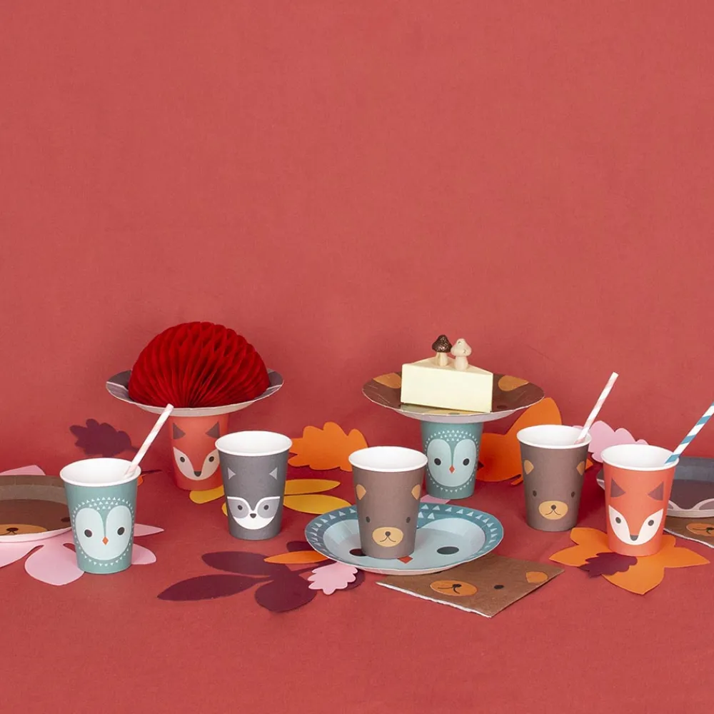 Store My Little Day 8 Forest Animal Cups