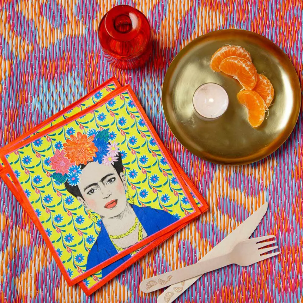 Outlet TalkingTables 20 Frida Kahlo Napkins