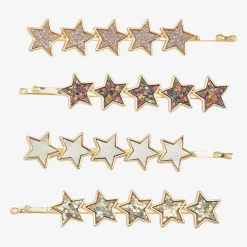 Cheap Mimi & Lula 4 Glitter Star Barrettes