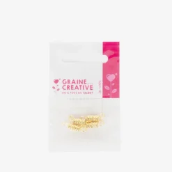 Shop Graine Créative 4 Golden Cylindrical Clasps
