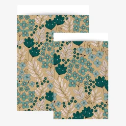 Clearance House of Products 1 Green Flower Paper Pouch