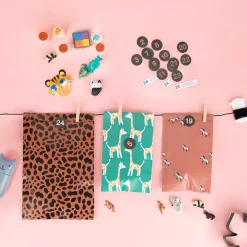 Shop XX-KadoDesign 1 Green Pouch With Giraffes