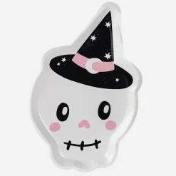 Best Sale Party Deco 6 Halloween Pink Skeleton Plates