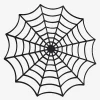 Discount Ginger Ray 4 Halloween Spider Web Placemats