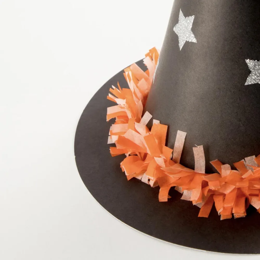 Cheap Meri Meri 6 Halloween Witch Pointy Hats