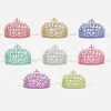 Clearance Meri Meri 8 Happy Birthday Glitter Tiaras