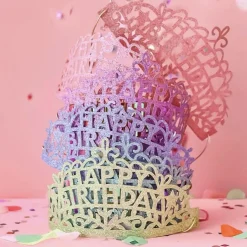 Clearance Meri Meri 8 Happy Birthday Glitter Tiaras