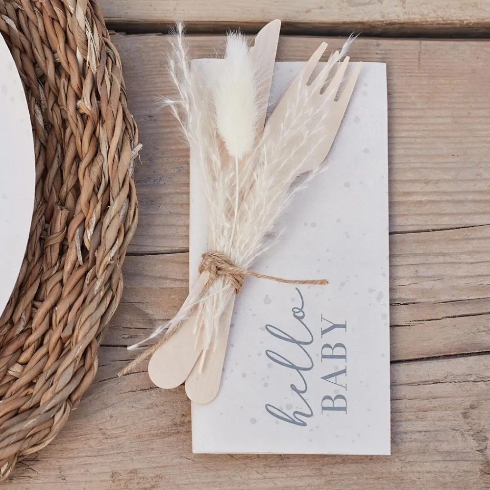 Online Ginger Ray 16 Hello Baby Napkins